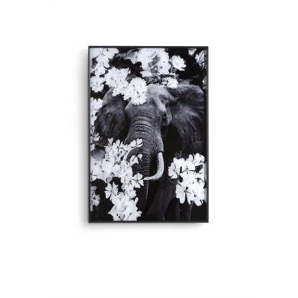 Coco Maison Flower Elephant print 100x68cm